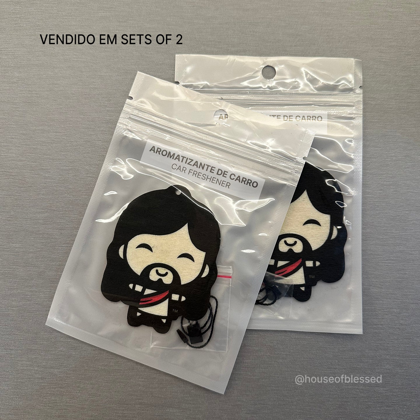 JESUSZINHO - Aromatizante de Carro | Conjunto 2 unidades