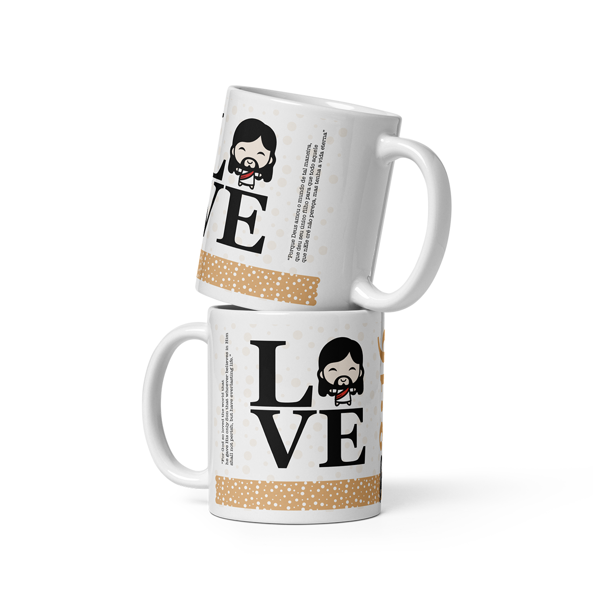 Caneca "Jesuszinho LOVE" - Bege