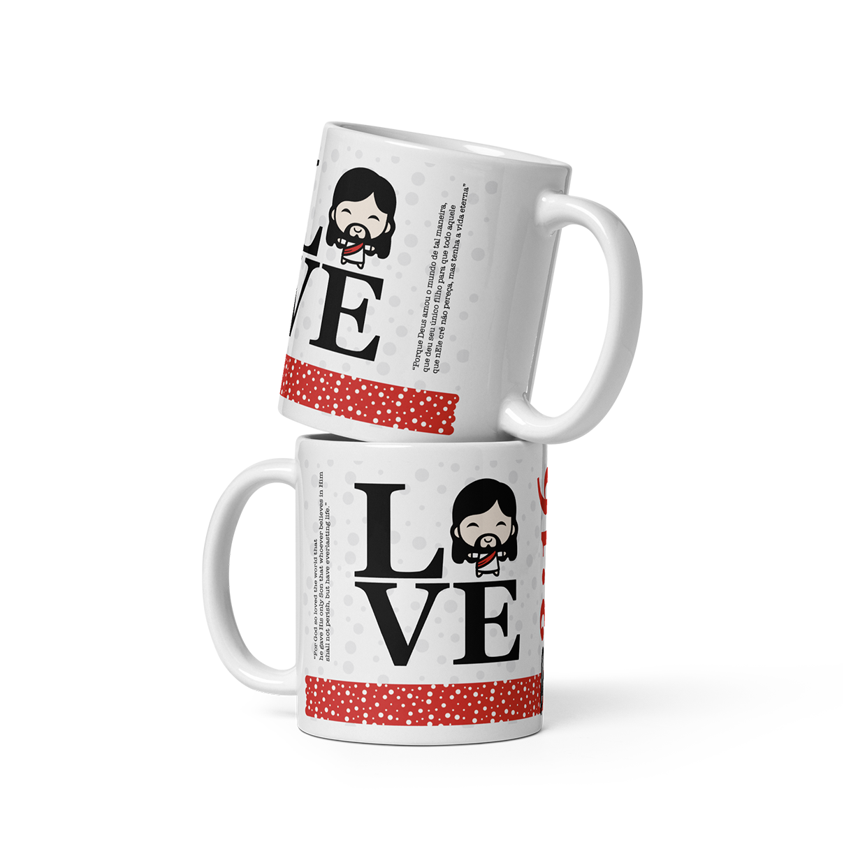 Caneca "Jesuszinho LOVE" - Vermelho