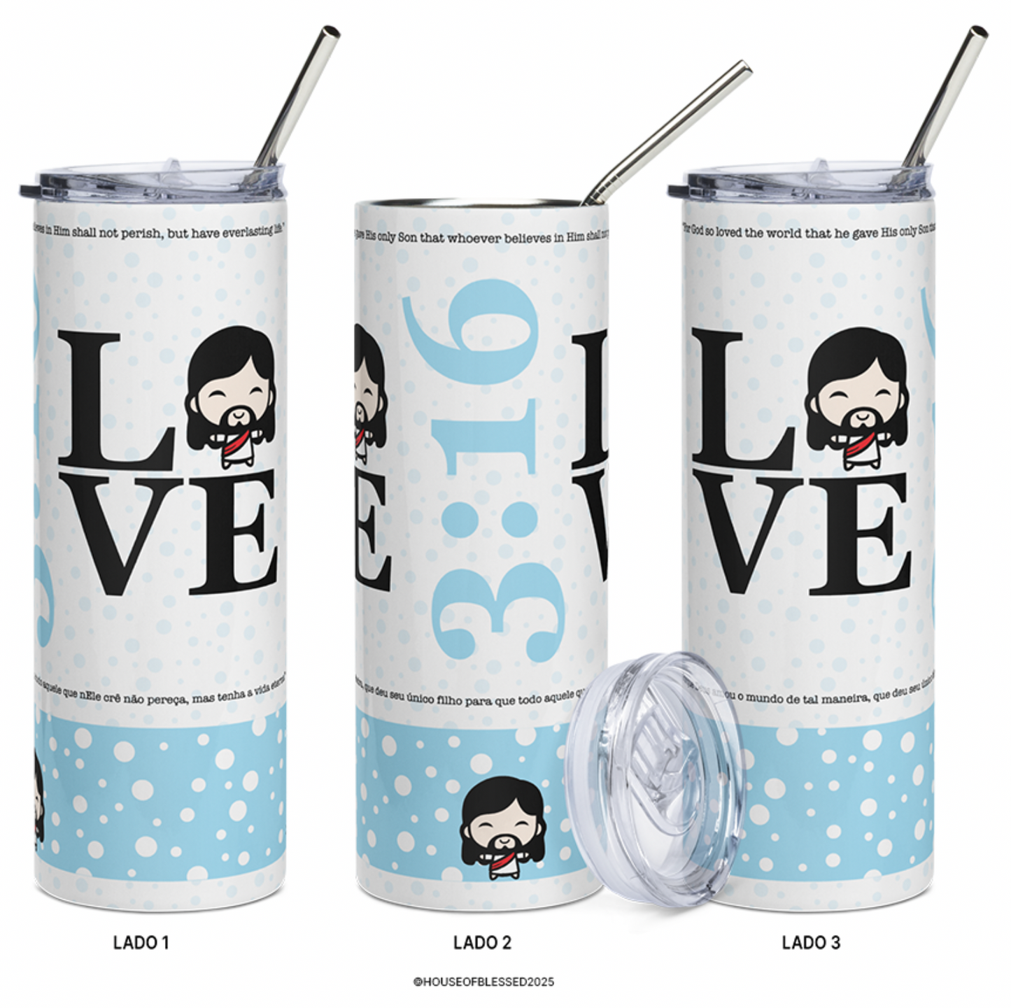 Copo Térmico - "Jesuszinho LOVE"