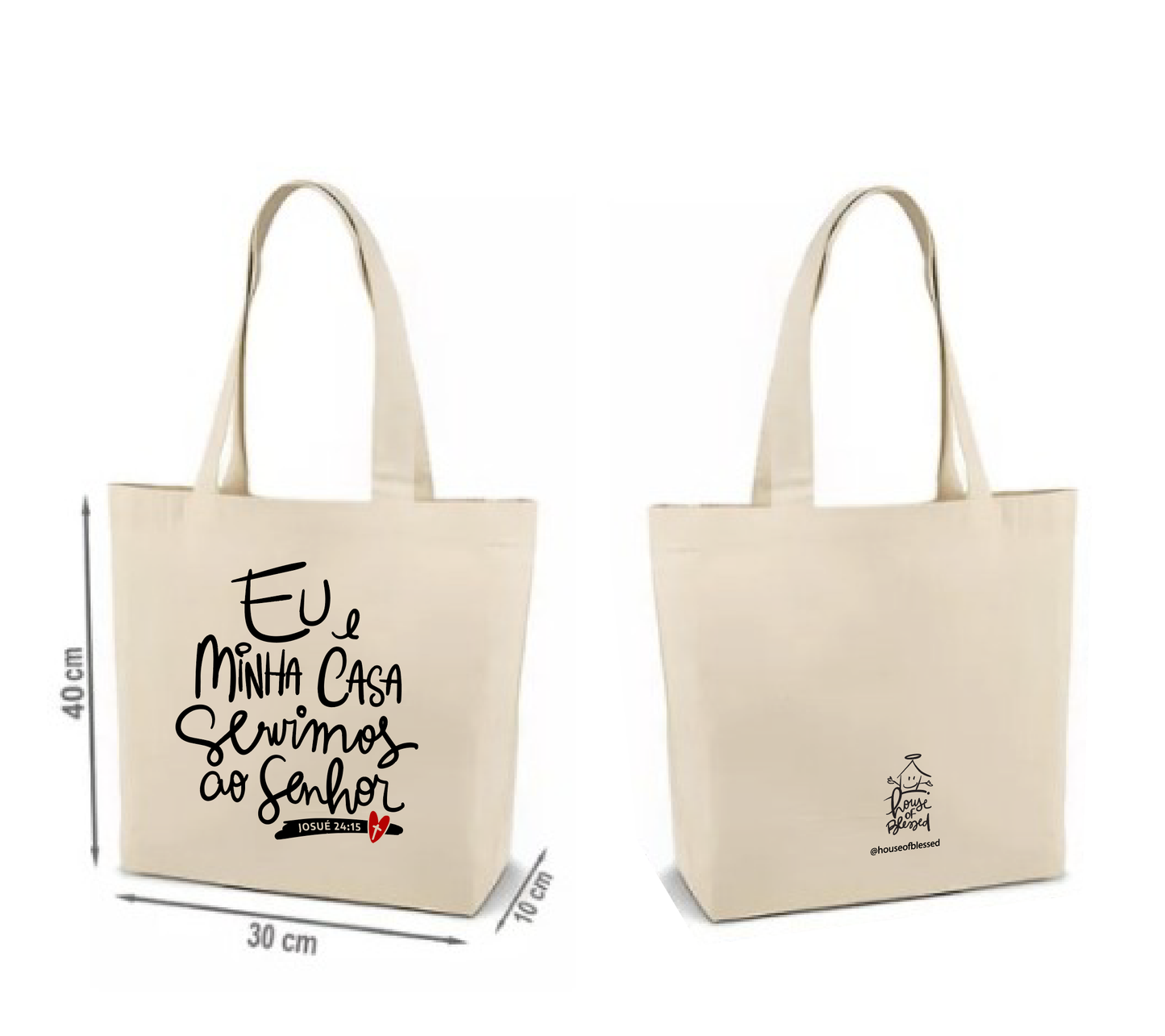 Ecobag "EU E MINHA CASA"