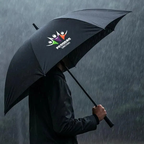 GUARDA-CHUVA AUTOMÁTICO PRETO - 106 CM
