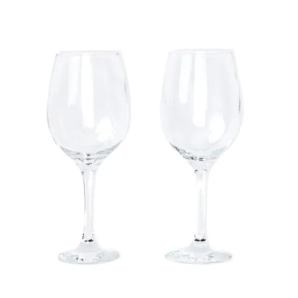 JOGO DE TAÇAS DE VIDRO P / VINHO 490 ML - 2 PÇS - NÃO ACOMPANHA A GARRAFA