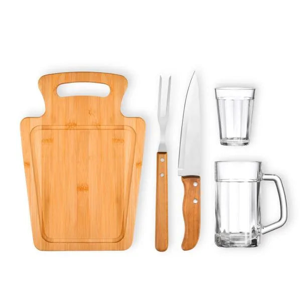 KIT CHURRASCO E BAR - 5 PÇS