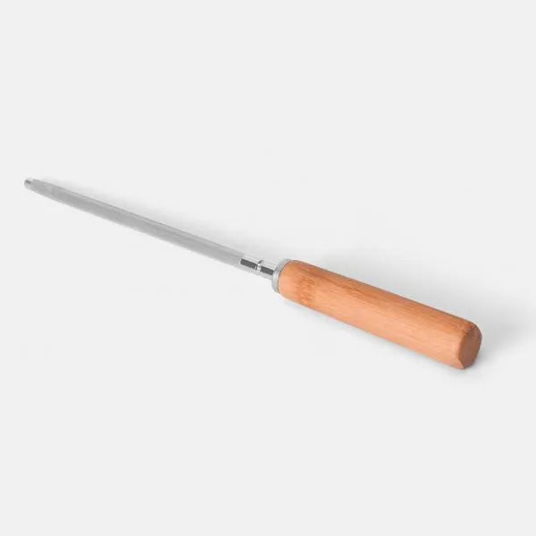CONJ. DE FACAS BAMBU / MADEIRA / INOX COM ESTOJO FRANKFURT - 7 PÇS