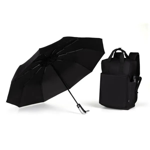 KIT MOCHILA, GARRAFA E GUARDA-CHUVA - 3 PÇS