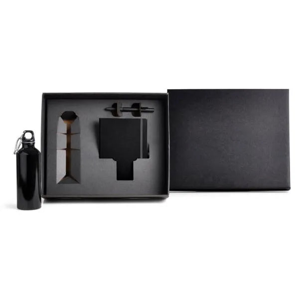 KIT SQUEEZE, CADERNO E CANETA - 3 PÇS