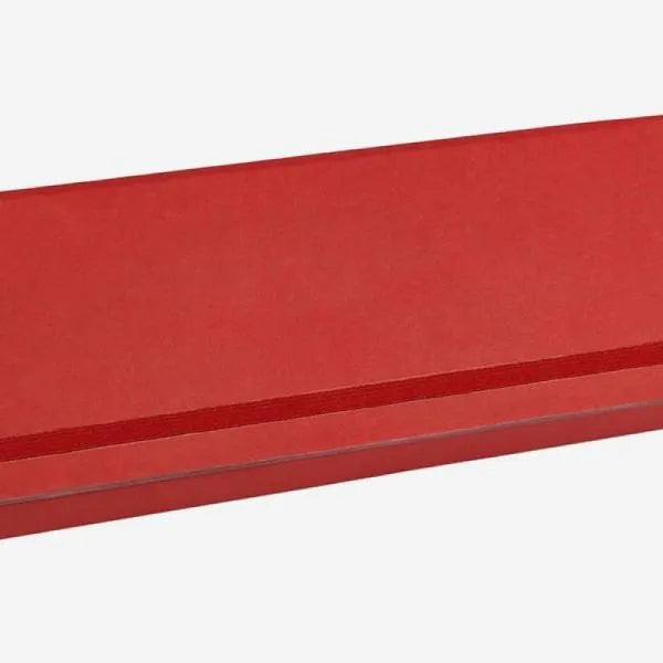 CONJ. DE GARFO E FACA INOX / MADEIRA / BAMBU COM ESTOJO VERMELHO - 3 PÇS