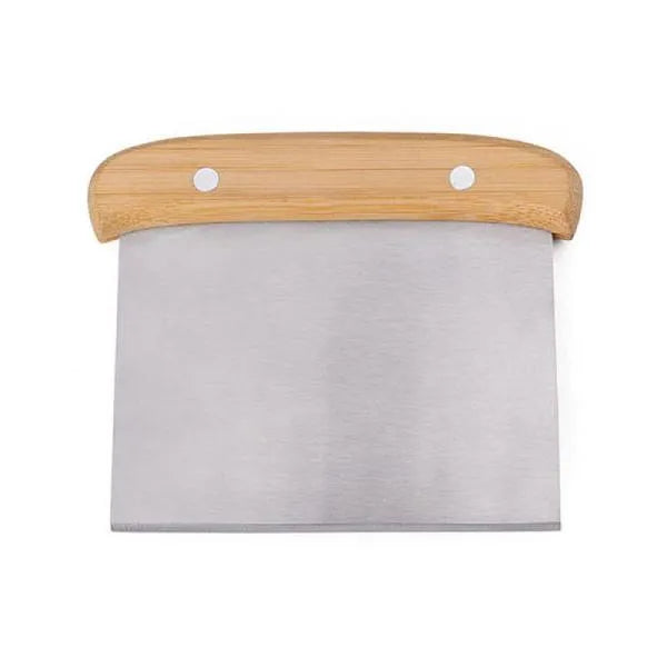 ESPÁTULA MULTIUSO EM BAMBU / INOX - 13,5X11,5CM