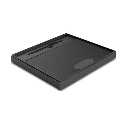Kit escritório A5 em PU e Caneta Metalica
