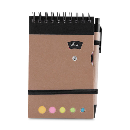 Mini caderno A6 com caneta