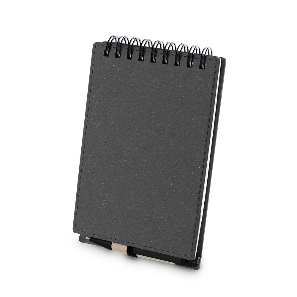 Mini Caderno A6 de anotações com caneta