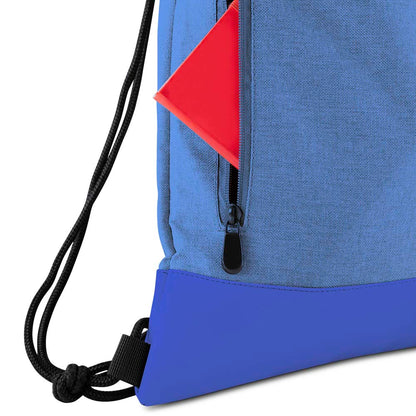 Sacola/Mochila Poliéster 210D e PU (43x35cm)