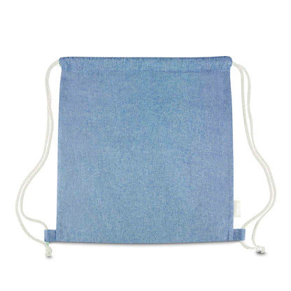Sacola/Mochila em algodão mescla reciclado 140g/m²