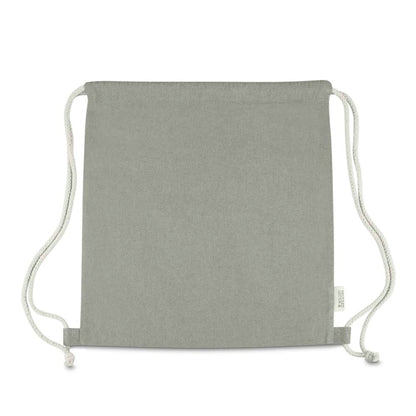 Sacola/Mochila em algodão mescla reciclado 140g/m²
