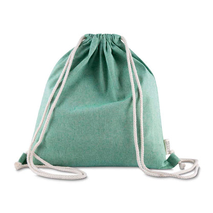 Sacola/Mochila em algodão mescla reciclado 140g/m²