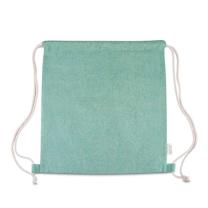Sacola/Mochila em algodão mescla reciclado 140g/m²