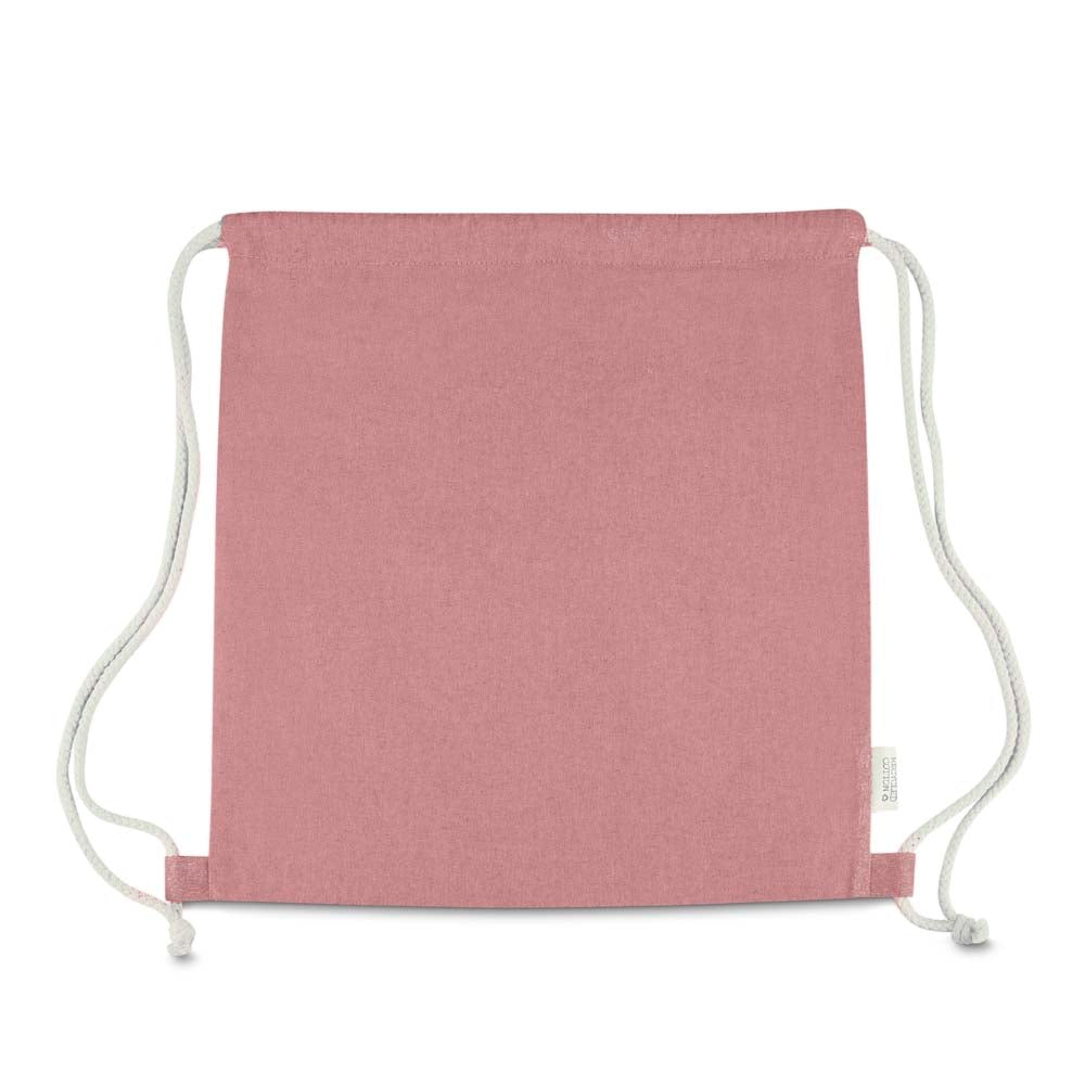 Sacola/Mochila em algodão mescla reciclado 140g/m²