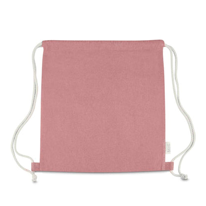 Sacola/Mochila em algodão mescla reciclado 140g/m²