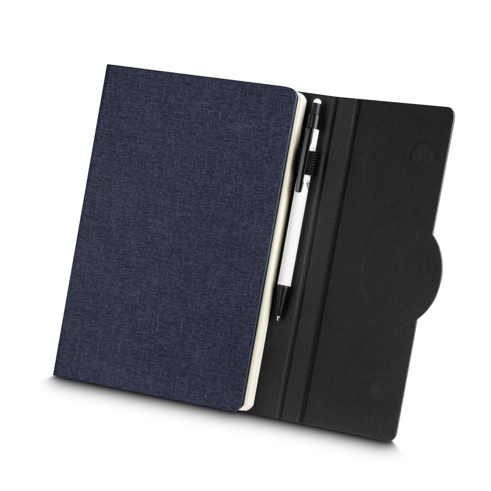 Caderno A5 Capa em RPET e Detalhe em Bambu