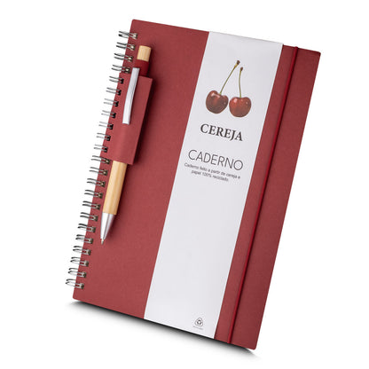 Caderno A5 Capa em Papel Reciclado
