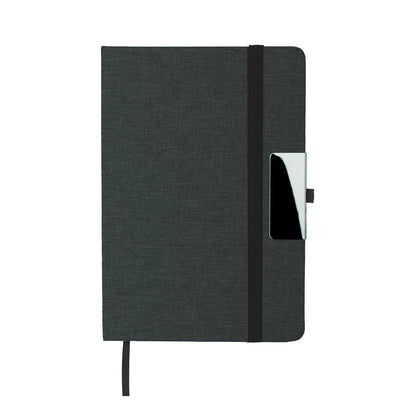 Caderno A5 com capa RPET