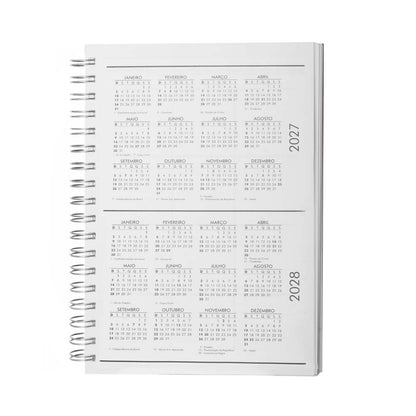 Caderno B5 planner capa em Percalux