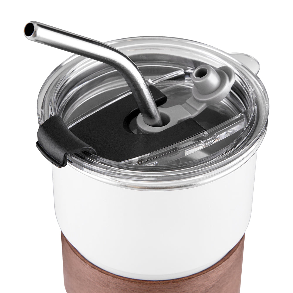 Copo em inox com canudo