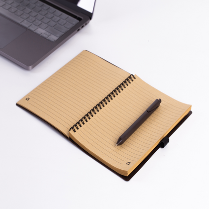 Caderno A5 Capa PP com Caneta