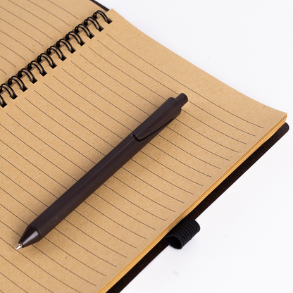 Caderno A5 Capa PP com Caneta