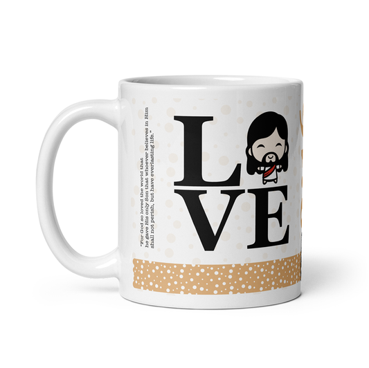 Caneca "Jesuszinho LOVE" - Bege