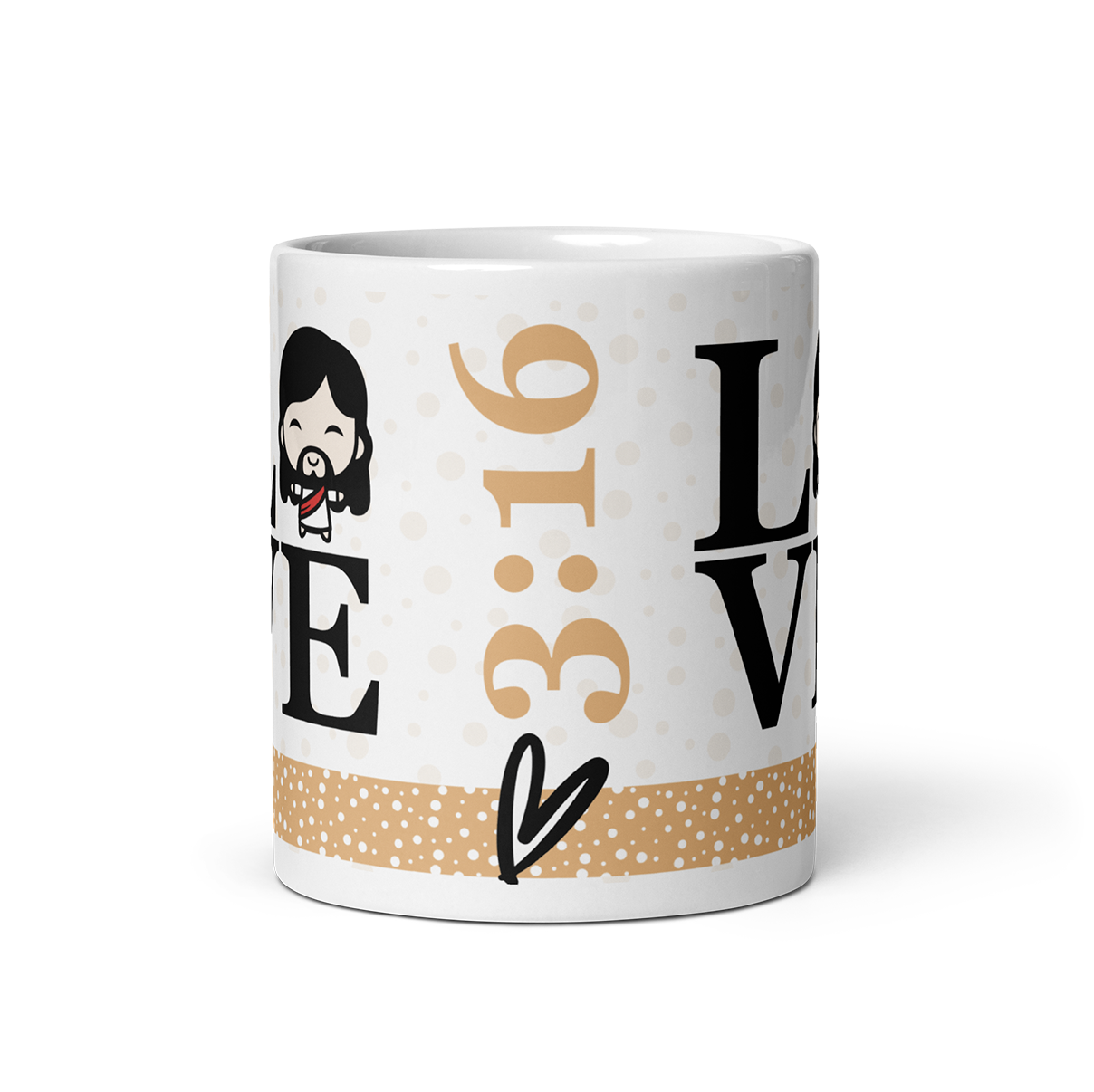 Caneca "Jesuszinho LOVE" - Bege
