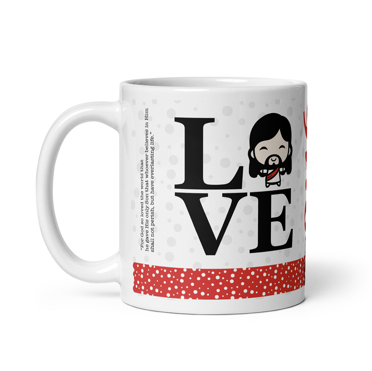 Caneca "Jesuszinho LOVE" - Vermelho