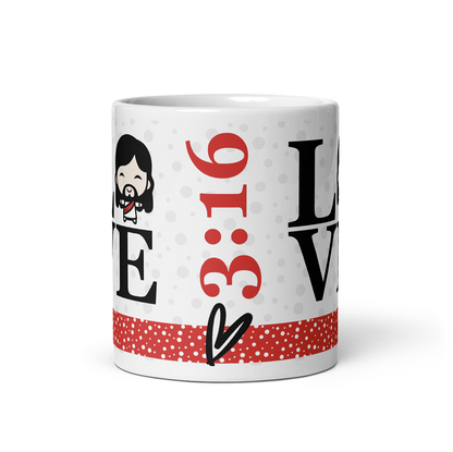 Caneca "Jesuszinho LOVE" - Vermelho