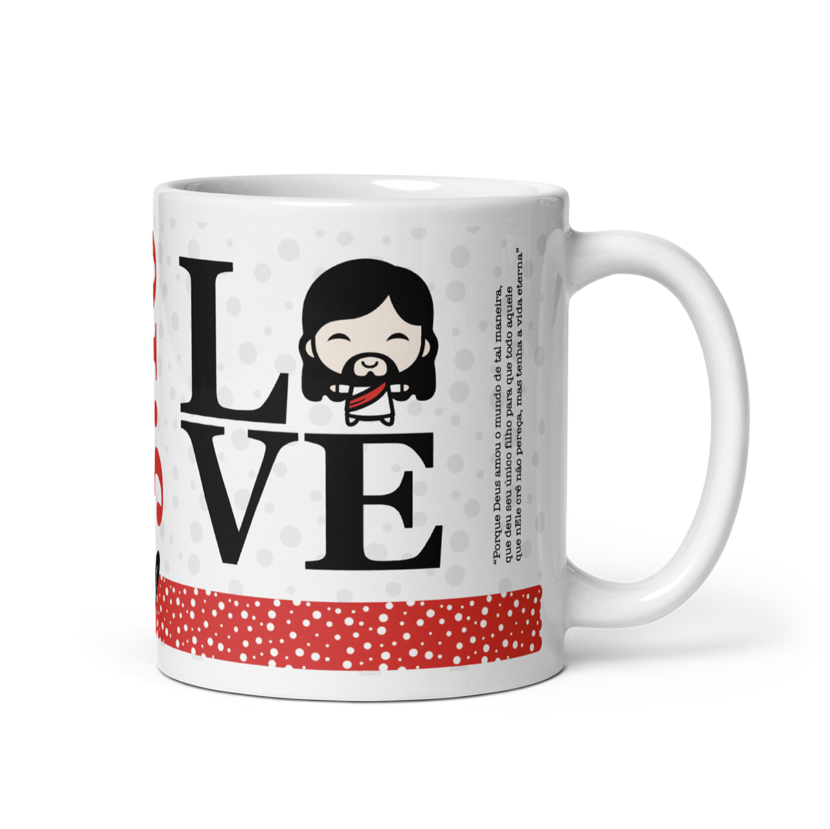 Caneca "Jesuszinho LOVE" - Vermelho
