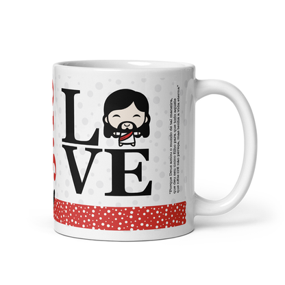 Caneca "Jesuszinho LOVE" - Vermelho