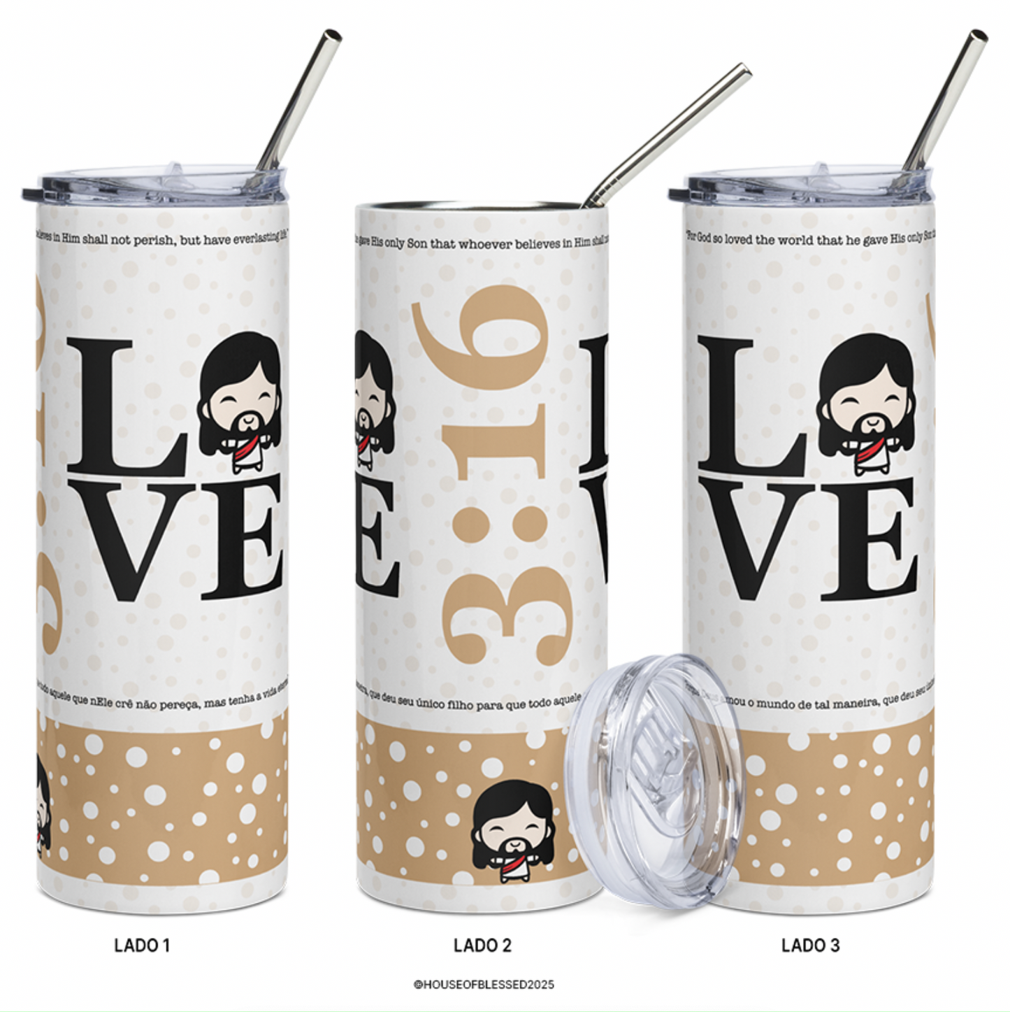 Copo Térmico - "Jesuszinho LOVE"