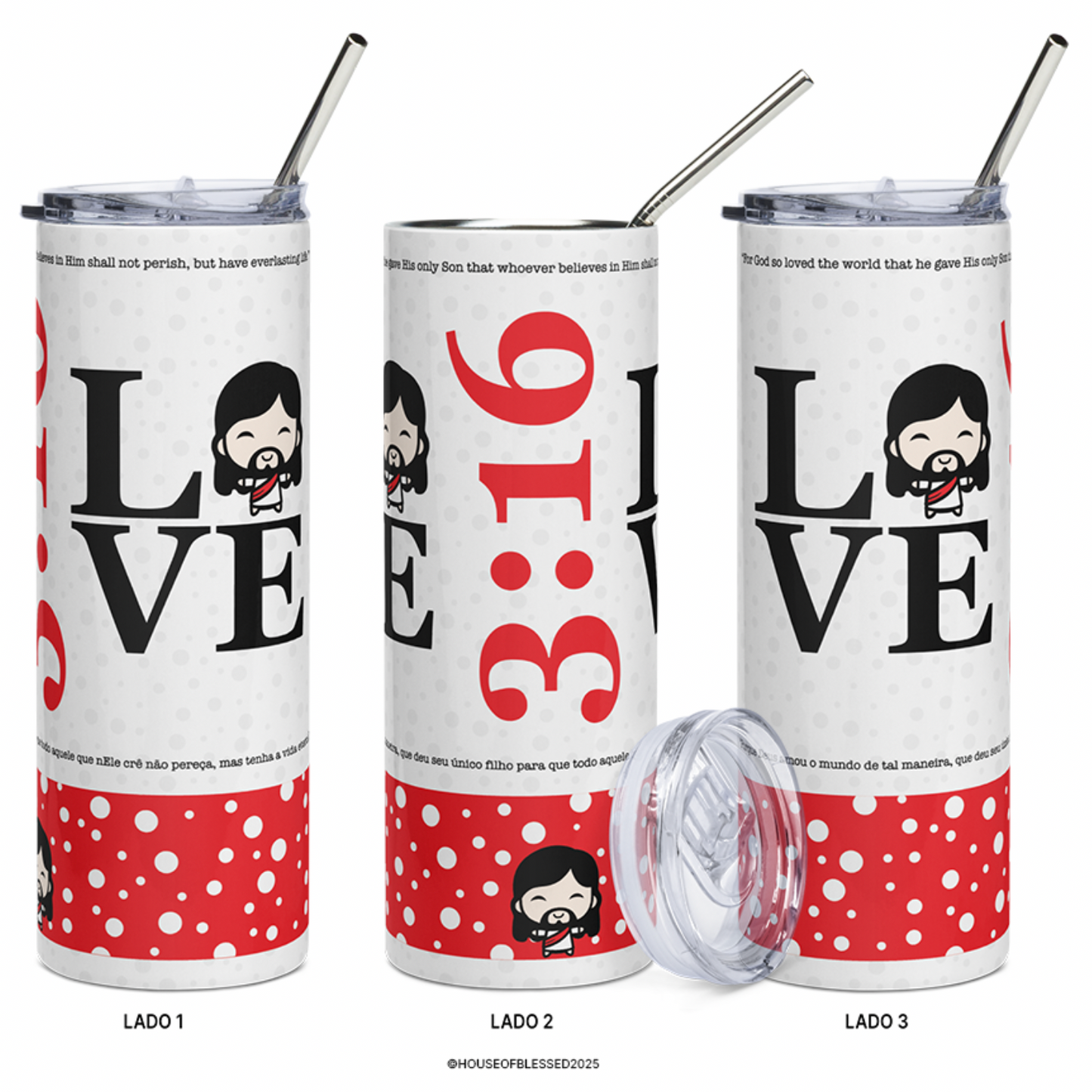 Copo Térmico - "Jesuszinho LOVE"
