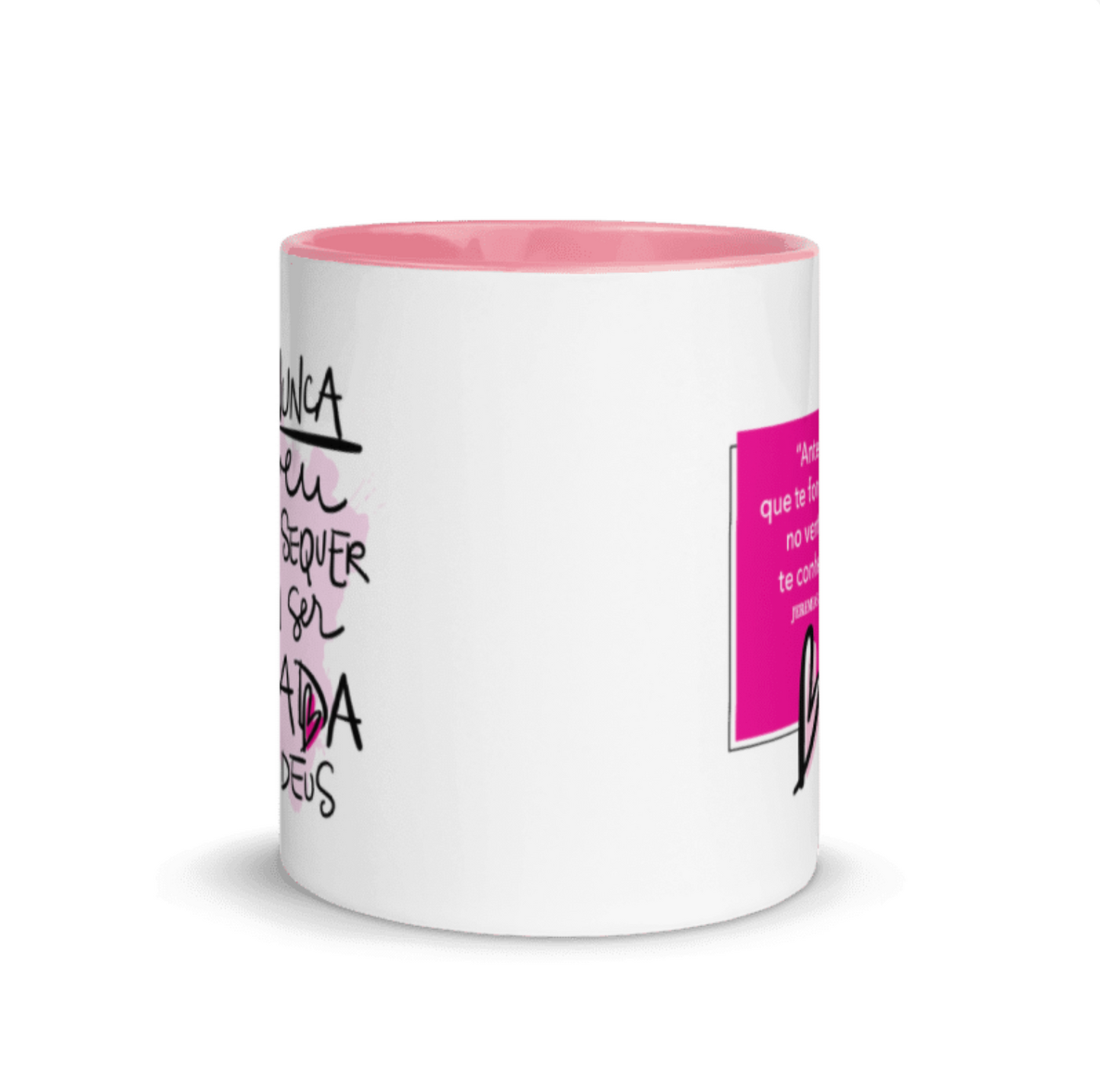 Caneca "AMADA POR DEUS"