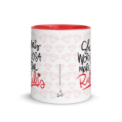 Caneca "MAIS VALIOSA QUE RUBIS" - Bilingue