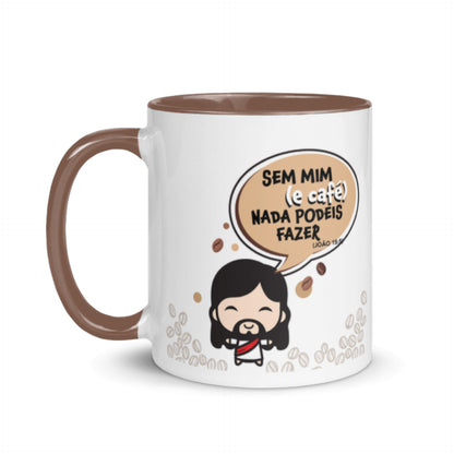 Caneca "CAFEZINHO COM JESUS"