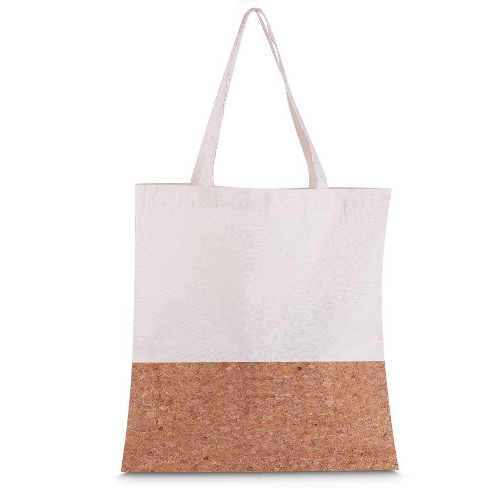 Sacola em Algodão 140g/m² e Cortiça (39x35cm)