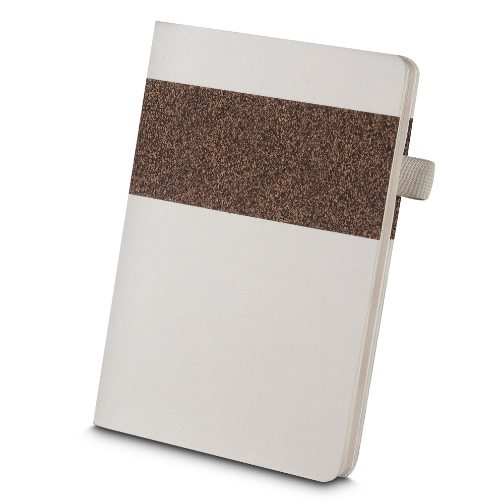Caderno A5 Capa em Fibra de Cana de Açúcar e Café