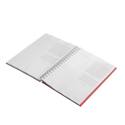 Caderno B5 planner capa em Percalux