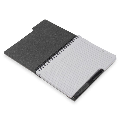 Caderno A5 Capa em Papelão Reciclado c/ Caneta