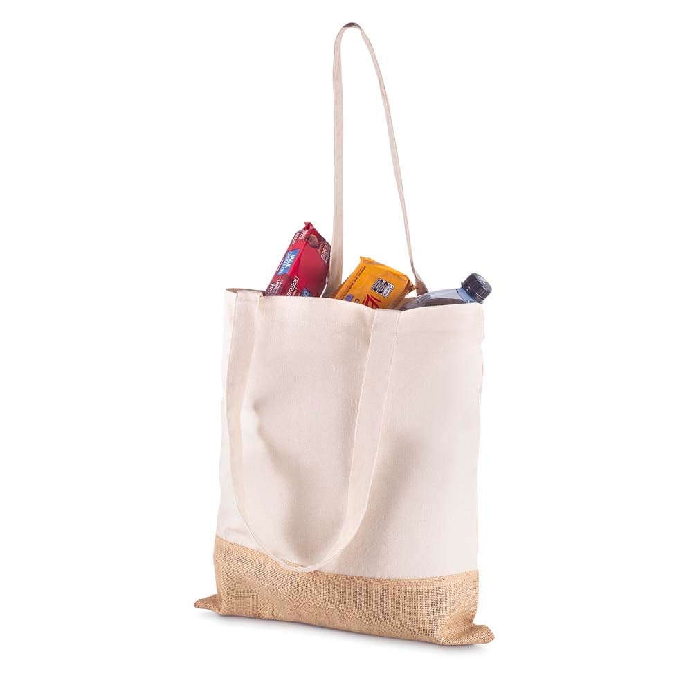 Sacola em Algodão e Juta 220g/m² (42x38cm)