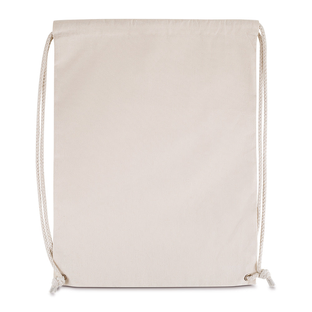 Sacola/Mochila em algodão 145g/m² (41x33x10cm)