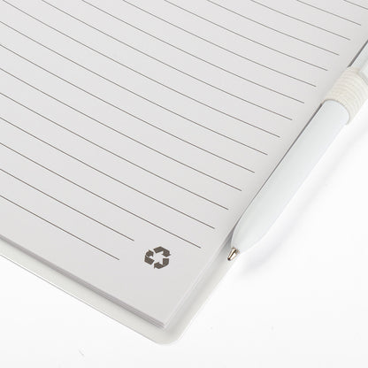 Caderno A5 Capa em PP com caneta
