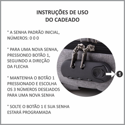 Mochila para notebook em Poliéster 300D