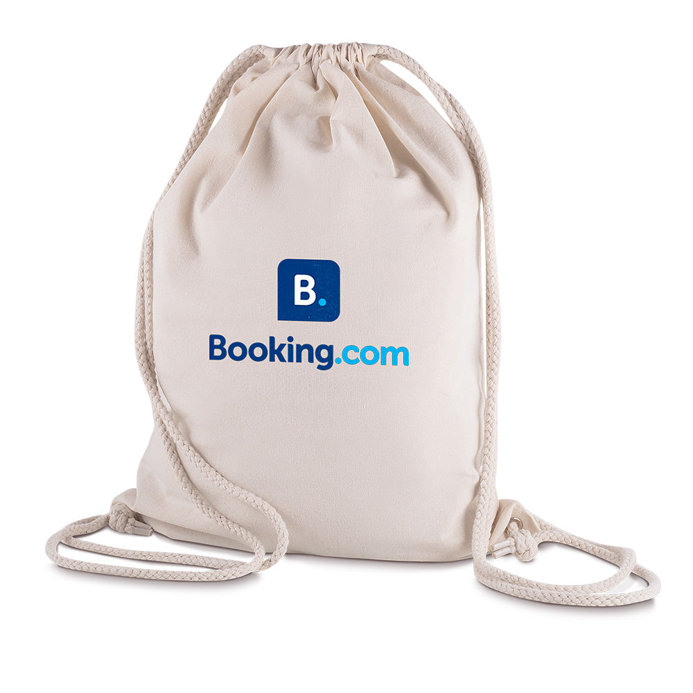 Sacola/Mochila em algodão 145g/m² (41x33x10cm)